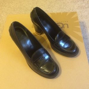 Tory Burch Black Loafers